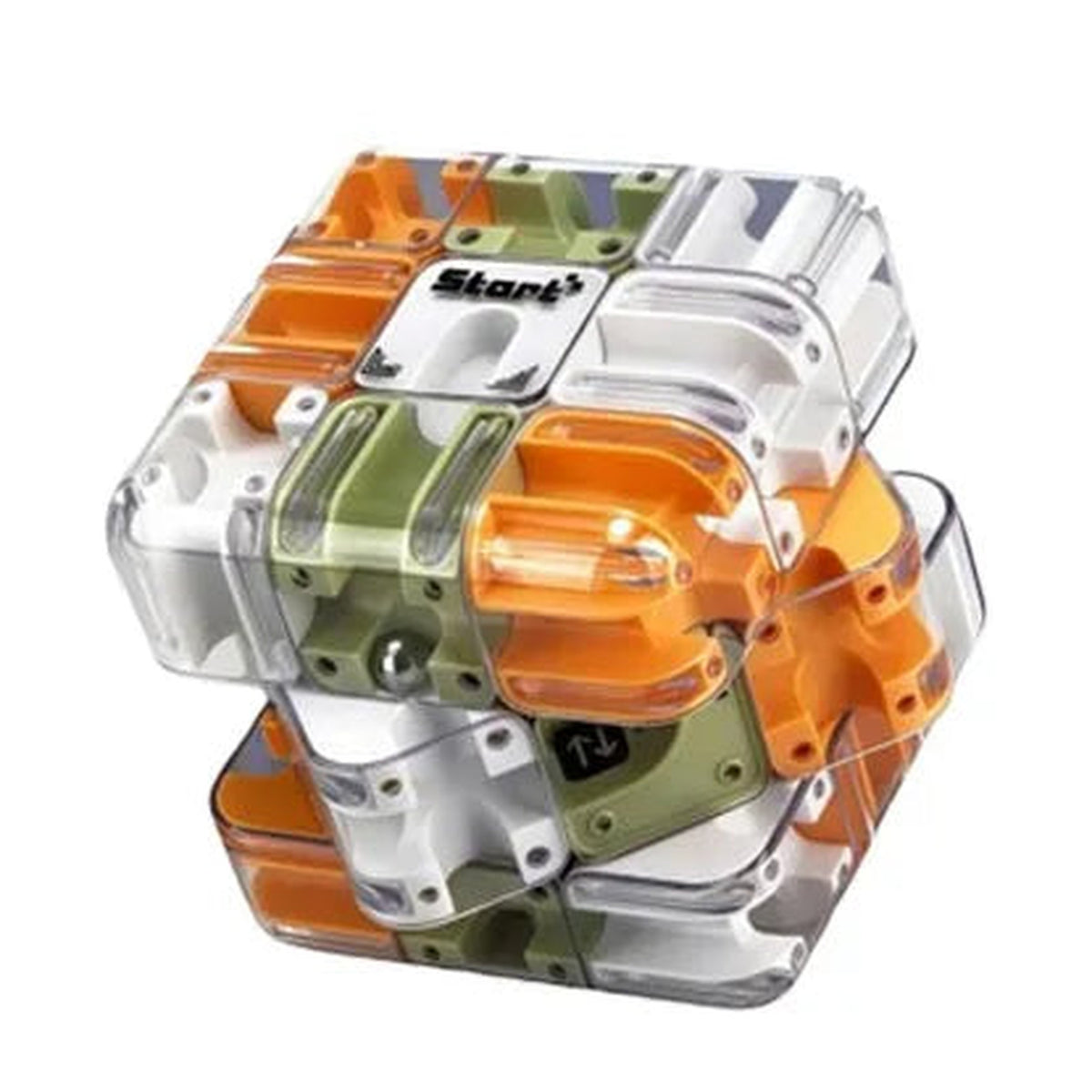Lumiwee Twist 3D Maze Puzzle Cube, Orange option
