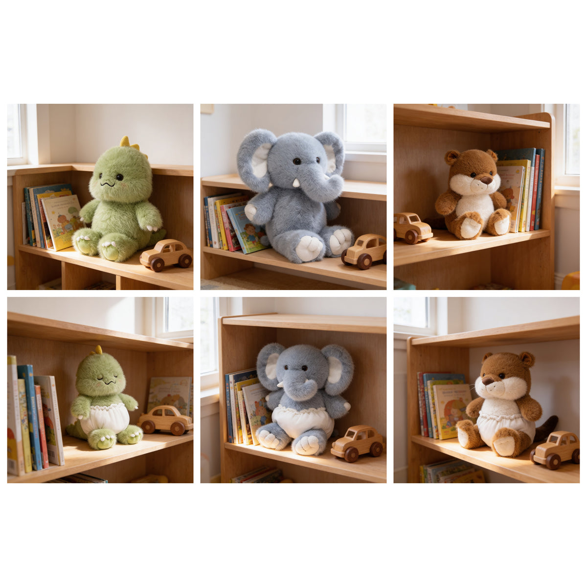 Lumiwee Waddle animal plush: all six Waddle plush styles