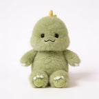Lumiwee Waddle animal plush: green dinosaur plush on a white background