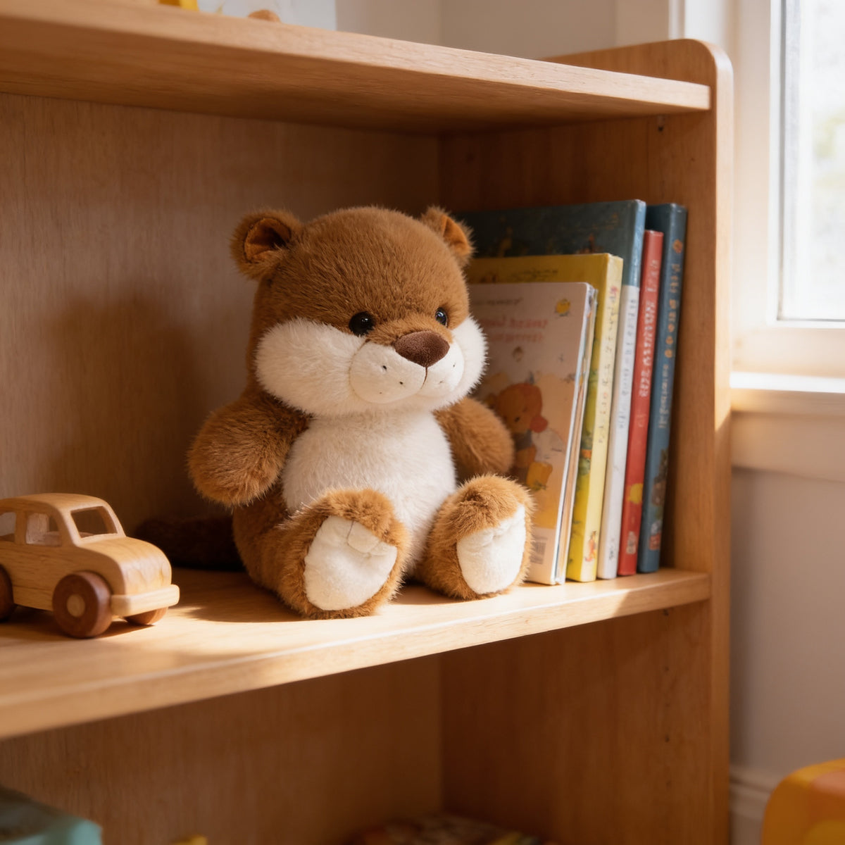 Lumiwee Waddle animal plush, Otter option, in a bright room