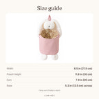 Lumiwee infographic: Willow - Size guide
