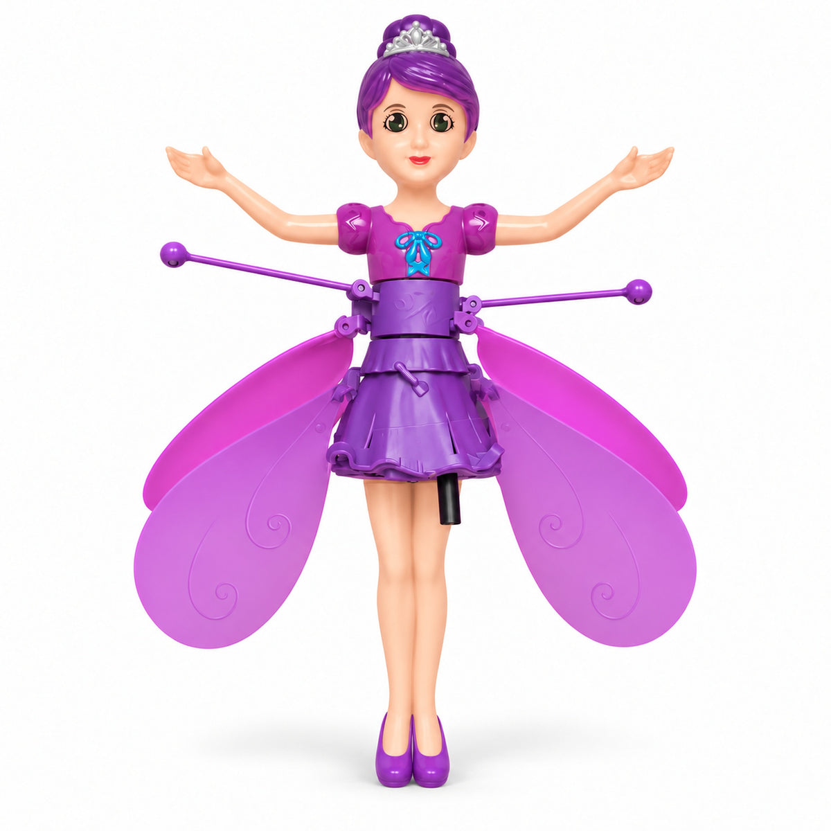 Lumiwee Wisp Flying Fairy Doll Toy, Purple option